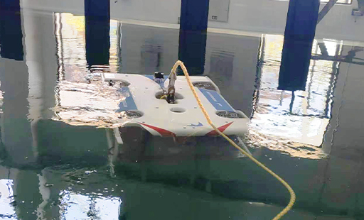 R-150輕型作業(yè)級水下機器人在崖州灣檢驗平臺完成測試
